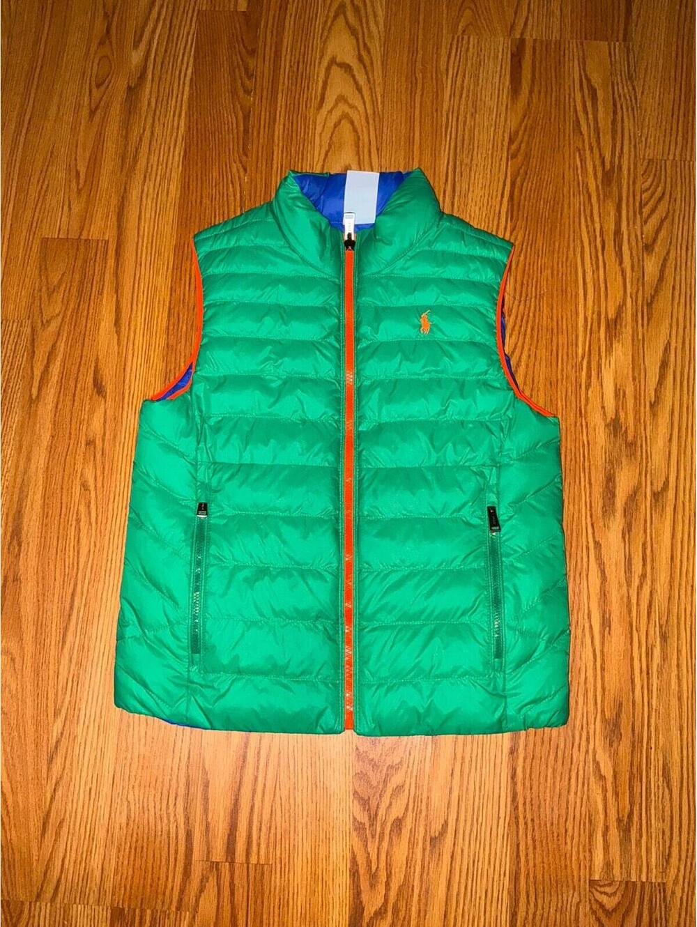 Polo Ralph Lauren Kids Reversible Terra Puffer Vest S(8)